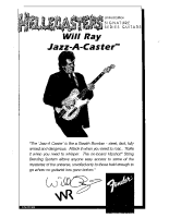 Fender Hellecasters-Will-Ray-Jazz-A-Caster - Owners Manual